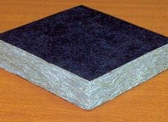 Rockwool Fixrock FB1 hőszigetelő lemez üvegfátyol kasírozással 100 mm-es vastagságban